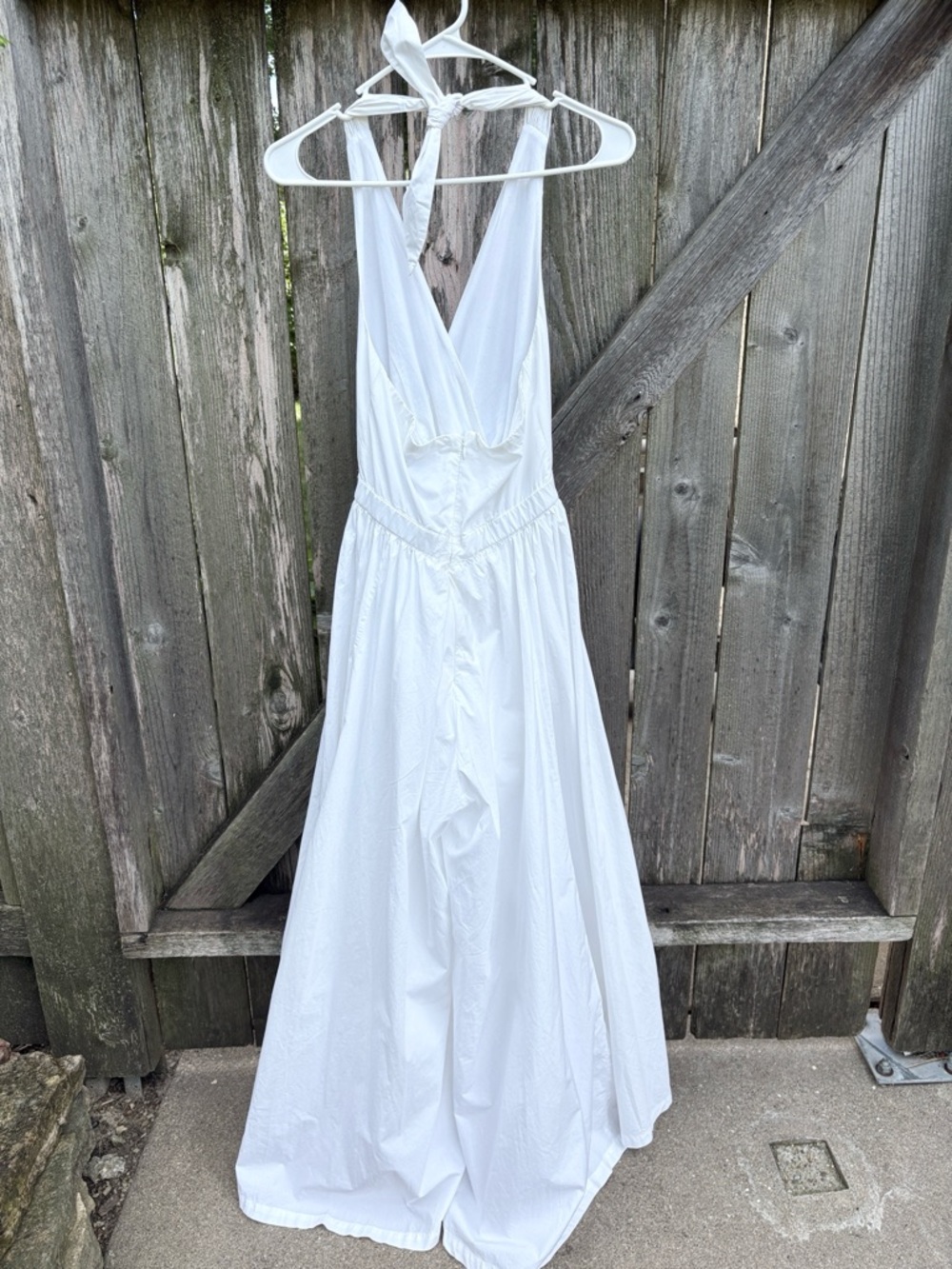 NWT J. Crew Wide Leg Halter Jumpsuit White Size 0 - Picture 7 of 13